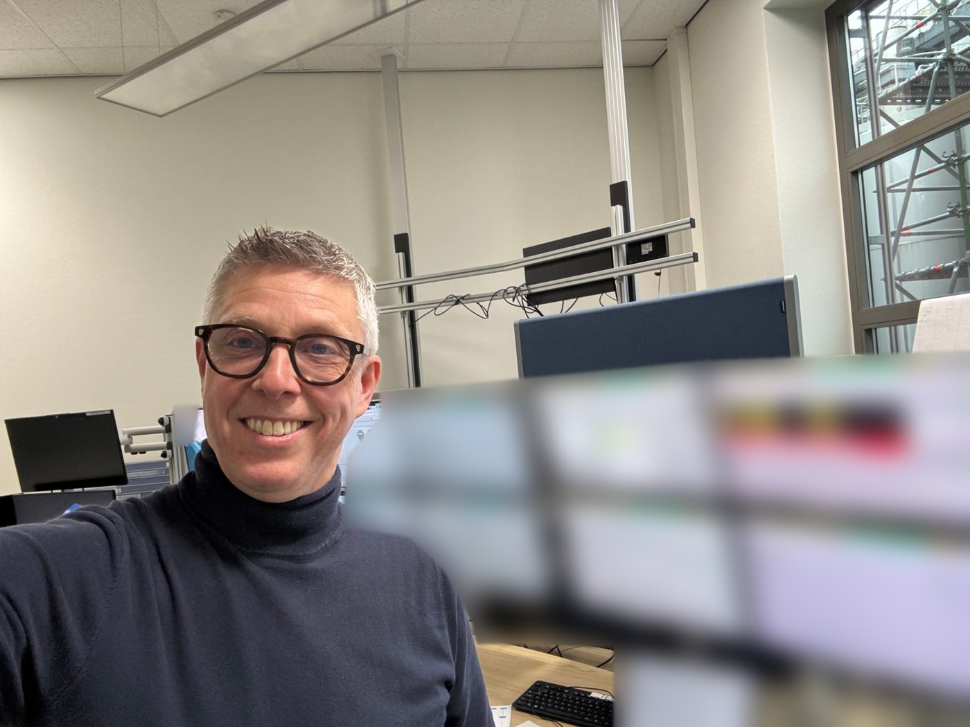 Marnix Morskate in a plant control room